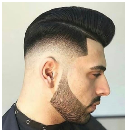 foto de uma barba feita