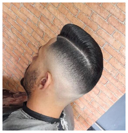 foto de um cabelo escovado